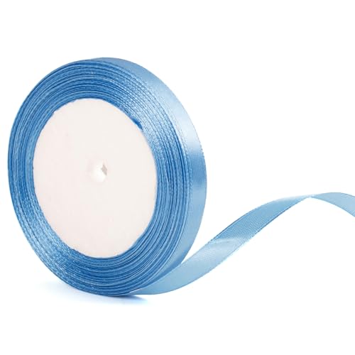10mm Azure Blue Ribbon for Gift Wrapping 22m, Lake Blue... - Loisirs Créatifs Amazon Royaume-Uni à 1.99€
