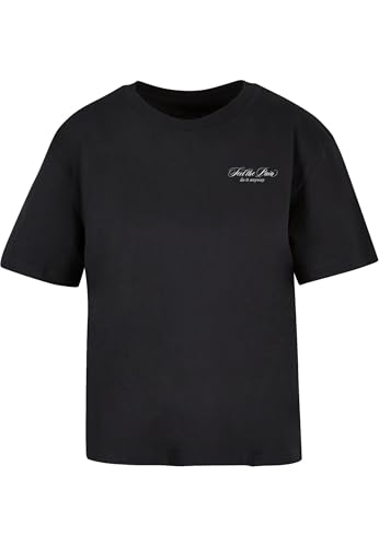 Miss Tee Mst183-feel The Pain tee Camiseta, Negro, M Mujeres - Amazon Espagne à 12.49€