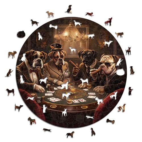 Iconic Puzzles - Dogs Playing Poker, fantasy animals, 100%... - Jouets & Jeux Amazon Royaume-Uni à 9.80€
