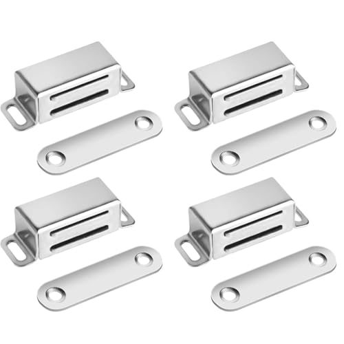 Yuiturt Lot de 4 loqueteaux magnétiques en acier inoxydable... - Maison & Cuisine Amazon France à 11.93€
