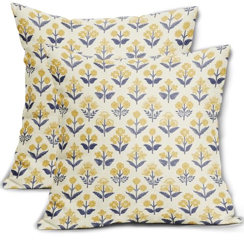 Kissenbezüge mit Blumenmuster, 55,9 x 55,9 cm, 2 Stück... - Maison & Cuisine Amazon Allemagne à 3.00€