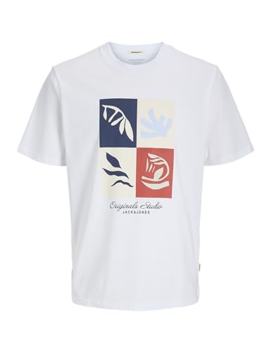 JACK & JONES Jorcanggu - Camiseta para Hombre con Marca... - Bon plan à 4.66€