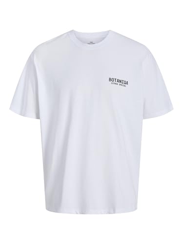 JACK & JONES Jorbotaniq tee SS Crew Neck TG, Blanco... - Bon plan à 8.53€