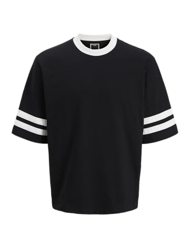 JACK & JONES Jcoretreat Contrast Stripe Ss Crew Neck - Animalerie Amazon Allemagne à 7.26€