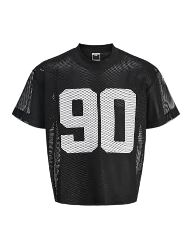 JACK & JONES Jcoenergize Big Mesh tee SS Crew Neck, Negro, M - Fashion & Clothing Amazon Spain à 16.61€