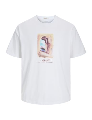 JACK & JONES Jorhydra Front Tee Ss Crew Neck - Bon plan à 5.14€