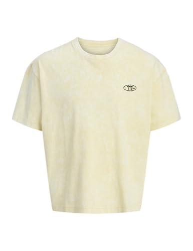 JACK & JONES Jcoretreat Acid Wash Tee SS Crew Neck, Flan, M - Animalerie en promo à 9.54€