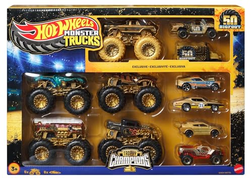 Hot Wheels Trophy Champions Coffret véhicules Monster... - Jouets & Jeux en promo à 29.99€