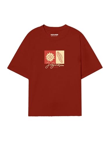 JACK & JONES Jorcanggu Front Tee Ss Crew FST Pls - Amazon Allemagne à 5.63€
