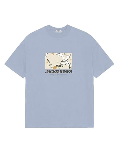 JACK & JONES Jortavira AOP Tee SS Crew Neck Fst, Skyway., M - Mode & Vêtements Amazon Italie à 6.98€