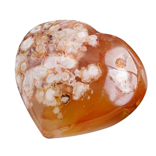 Agate cerise naturelle – Pierre de paume de poche en forme... - Animalerie Amazon France à 2.64€