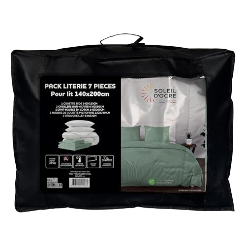 Soleil d'ocre Boheme, Juego de Cama de 7 Piezas con edredón... - Jouets & Jeux Amazon Espagne à 47.58€