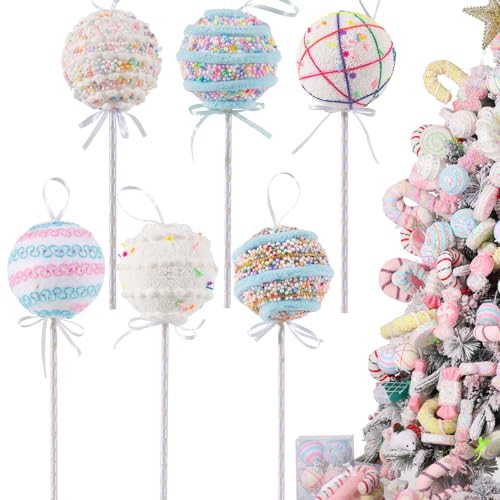 LANGXUN Lot de 6 décorations de Noël Candy Land 2025, 25,4... en promo à 5,62€ (-36%) sur Amazon FR