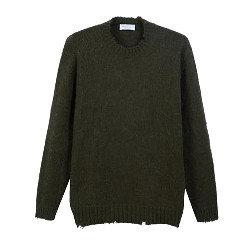 Diana Studio - Girocollo Garzato in Alpaca, Verde Militare... - Maison & Cuisine Amazon Italie à 39.00€