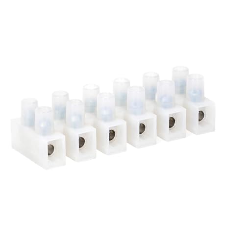 Bornier concave à 6 broches, blanc, idéal pour les... - Bricolage & Outils en promo à 6.85€