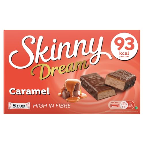 Skinny Dream Chocolate Caramel 5 Bars 120g - High-Tech & Électronique Amazon Royaume-Uni à 1.90€