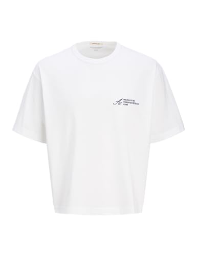 JACK & JONES Jorcorfu Emb Tee Ss Crew Neck - Bon plan à 5.23€