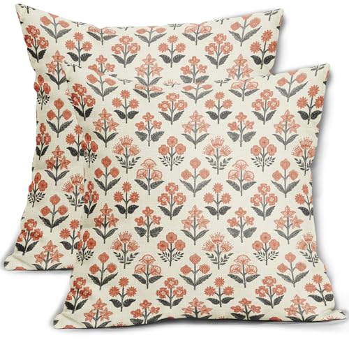 Kissenbezüge mit Blumendruck, Vintage-Blumenmuster... - Maison & Cuisine Amazon Allemagne à 3.00€