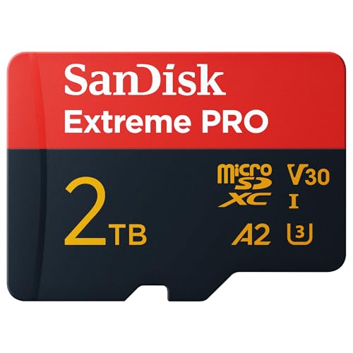 SanDisk Extreme PRO 2TB scheda microSDXC + adattatore SD... - High-Tech & Électronique Amazon Italie à 363.31€