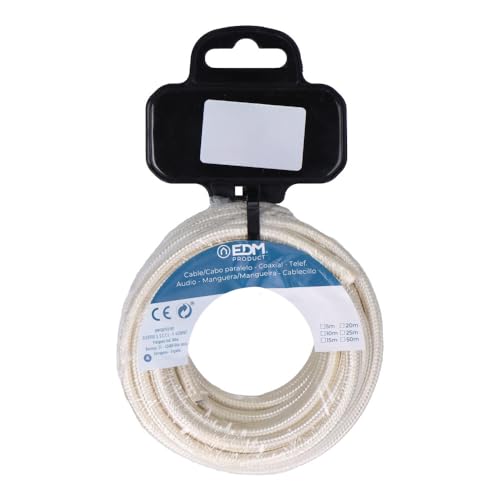 Cavo cavo cavo tubolare 2 x 0,75 mm C15 BEIGE 5 m - Amazon Italie à 8.96€