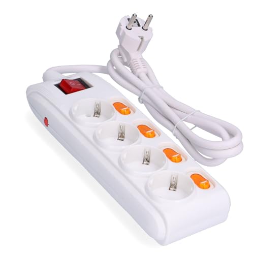 Ciabatta tedesca serie L a 6 vie con interruttore. Ideale... - High-Tech & Électronique Amazon Italie à 8.59€