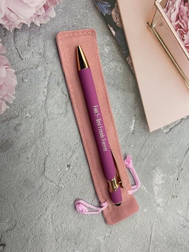 Custom pen personalised Pens, Free velvet pen case, Group... - Fournitures Bureau Amazon Royaume-Uni à 1.99€