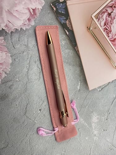 Custom pen personalised Pens, Free velvet pen case, Group... - Fournitures Bureau Amazon Royaume-Uni à 1.99€