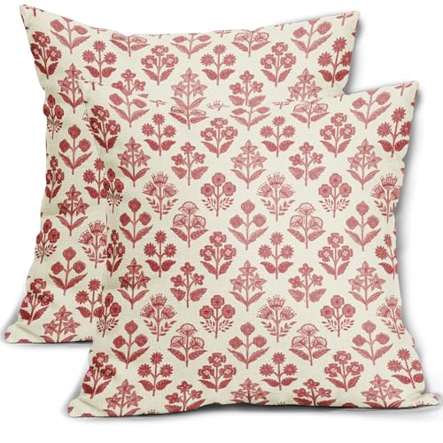 Sivirary Kissenbezüge mit Blumenmuster, 45,7 x 45,7 cm, 2... - Maison & Cuisine Amazon Allemagne à 3.00€