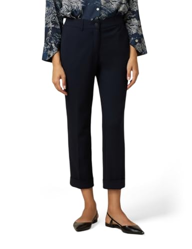 Oltre: Pantaloni in Tessuto Scuba crêpe Blu. 46 Stagione... - Maison & Cuisine Amazon Italie à 22.93€