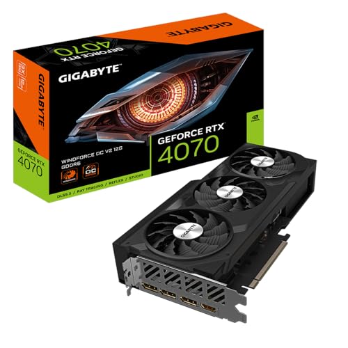 Gigabyte GeForce RTX 4070 WINDFORCE OC V2 12G - 12GB GDDR6... - High-Tech & Électronique Amazon Espagne à 620.84€