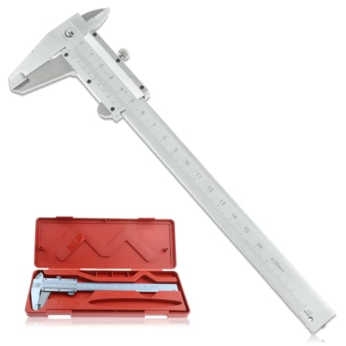 Pied à coulisse 150 mm en acier inoxydable - Pied à... - Bricolage & Outils Amazon France à 7.45€