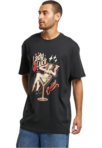 Mister Tee Mt3459-lady Luck Oversize tee Camiseta, Negro, S... - Mode & Vêtements Amazon Espagne à 8.04€