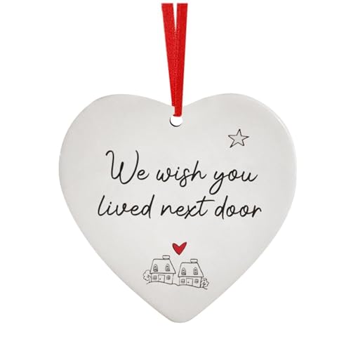 Adorno de Navidad con de corazón con texto en inglés «I... - Jardin & Extérieur Amazon Espagne à 1.36€