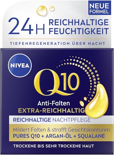 NIVEA Q10 Crème de nuit raffermissante pour le visage avec... - Beauté & Parfums Amazon France à 14.99€
