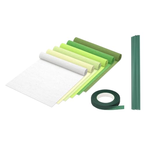 PATIKIL 8.2ft Crepe Paper Roll, 6 Roll 10" Width Soft Paper... - Loisirs Créatifs en promo à 9.99€