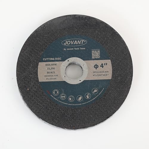 JOVANT Winkelschleifer-Schneidradsatz, 4,2-Zoll-Allzweck-Met... - Bricolage & Outils Amazon Allemagne à 2.99€