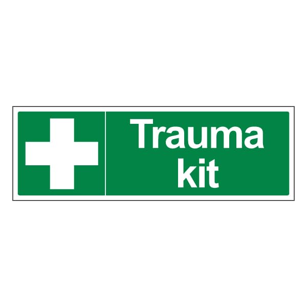 Bleedsave Trauma Kit - Landscape 300 x 100 mm - 1mm Rigid... - Maison & Cuisine Amazon Royaume-Uni à 1.92€