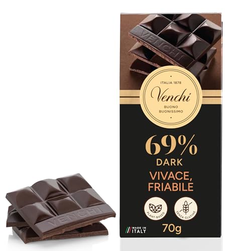 Venchi - Tablette de Chocolat Noir Croustillant 69%, 70 g... - High-Tech & Électronique en promo à 4.90€