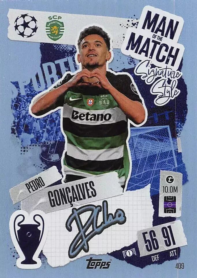 Match Attax 2024 2025 Pedro Goncalves Man of The Match... - Auto & Moto Amazon Royaume-Uni à 1.99€