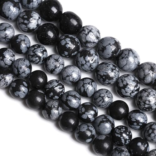 10 mm, 36 Stück Schneeflocken-Obsidian-Naturstein-Abstandsha... - Maison & Cuisine Amazon Allemagne à 15.00€