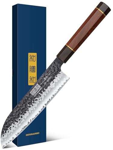 HOSHANHO 18 cm Couteau Santoku Japonais, Couteau de Chef... - Maison & Cuisine Amazon France à 31.80€