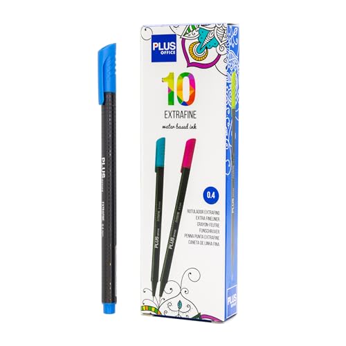Plus Office – 10 Rotuladores de Punta Fina 0.4 mm, Ideal... - High-Tech & Électronique Amazon Espagne à 3.84€