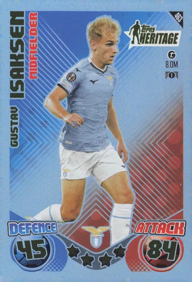 Match Attax 2024 2025 Gustav Isaksen Heritage Trading Card - Auto & Moto Amazon Royaume-Uni à 1.79€
