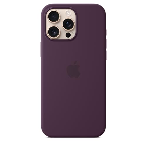 Apple iPhone 16 Pro Max Silikon Case mit MagSafe – Pflaume... en promo sur Amazon