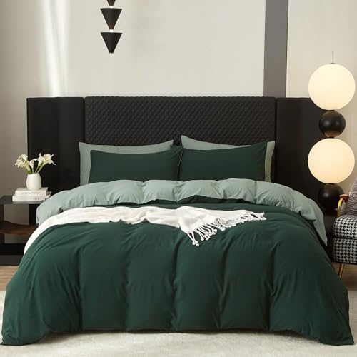 Gezu Bettbezug, Baumwolle, 140 x 200 cm, Salbeigrün... - Maison & Cuisine Amazon Allemagne à 19.84€