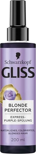 Gliss Express-Purple-Spülung Blonde Perfector (200 ml)... - Beauté & Parfums Amazon Allemagne à 3.27€