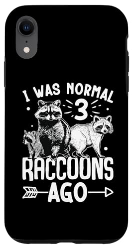 Hülle für iPhone XR I Was Normal 3 Raccoons Ago - High-Tech & Électronique Amazon Allemagne à 14.99€