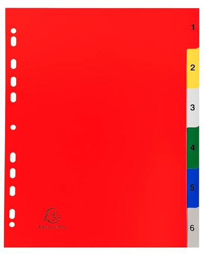 Exacompta - Réf. 2506E - Carton de 20 Intercalaires en... en promo à 21,63€ (-39%) sur Amazon FR