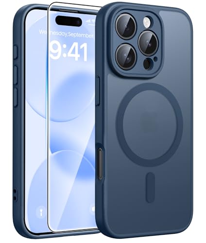 FNTCASE Coque pour iPhone 16 Pro-Max : magnétique Mat... - High-Tech & Électronique en promo à 11.83€