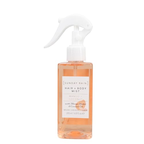 Sunday Rain Mango & Coconut Hair & Body Mist, Refreshing &... - Beauté & Parfums en promo à 2.49€